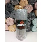 Lotusline Ranforce Fitted Lastikli Battal Çift Kişilik Çarşaf Seti (180X200+30)-Gri