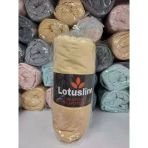 Lotusline Ranforce Fitted Lastikli Battal Çift Kişilik Çarşaf Seti (180X200+30)-Sarı