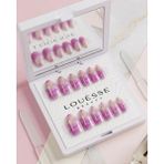 Louesse Beauty Louésse Berry Mist Takma Tırnak 12’li Pembe Mor Geçişli Fresh Nail Set - Çok Renkli
