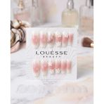 Louesse Beauty Louésse Blush Bloom Takma Tırnak 12’li Pembe Geçişli Çiçek Detaylı Zarif Nail Set - Çok Renkli