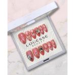 Louesse Beauty Louésse Blush Butterfly Glam Takma Tırnak 12’li Pembe Kelebek Taşlı Parlak Nail - Çok Renkli