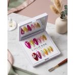 Louesse Beauty Louésse Candy Splash Takma Tırnak 12’li Renk Geçişli Taşlı Nail Set - Çok Renkli