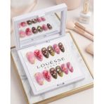 Louesse Beauty Louésse Cherry Bloom Takma Tırnak 12’li Çiçek Desenli Pembe Kahve Soft Nail - Çok Renkli