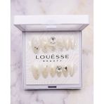 Louesse Beauty Louésse Crystal Ivory Takma Tırnak 12’li Taşlı Kurdeleli Gelin Elegant Nail - Çok Renkli