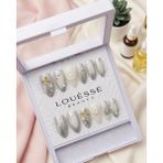 Louesse Beauty Louésse Diamond Silver Takma Tırnak 12’li Simli Gümüş Taşlı Inci Detaylı Night Glam Nail - Çok Renkli