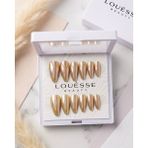 Louesse Beauty Louésse Golden Mirror Takma Tırnak 12’li Gold Ayna Efektli Parlak Nail Set - Çok Renkli