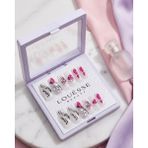 Louesse Beauty Louésse Love Note Takma Tırnak 12’li Yazı Detaylı Pembe Romantik Nail Set - Çok Renkli