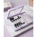 Louesse Beauty Louésse Noir Ribbon Takma Tırnak Seti 12’li Siyah Beyaz Fiyonk & Inci Detaylı Şık Tasarım - Çok Renkli