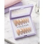 Louesse Beauty Louésse Nude Blossom Takma Tırnak Seti 12’li Nude Ton Çiçek Detaylı Günlük Şık Model - Çok Renkli