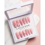 Louesse Beauty Louésse Pink Love Bow Takma Tırnak 12’li Pembe Fiyonk Kalp Detaylı Sweet Crush Nail - Çok Renkli
