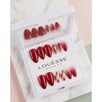 Louesse Beauty Louésse Red Crush Takma Tırnak 12’li Kırmızı Kalp Desenli Gece Glam Nail - Çok Renkli