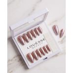 Louesse Beauty Louésse Rose Chrome Takma Tırnak 12’li Ayna Efektli Parlak Rose Gold Nail Set - Çok Renkli