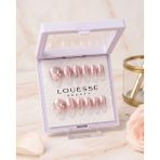 Louesse Beauty Louésse Rose Veil Takma Tırnak 12’li Soft Pembe Işıltılı Zarif Nail Set - Çok Renkli