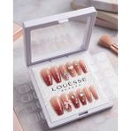 Louesse Beauty Louésse Ruby Charm Takma Tırnak Seti 12’li Kırmızı Ombre Taşlı & Fiyonk Detaylı Şık Model - Çok Renkli