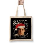 Louis All I Want For Christmas Is Theroux Bez Çanta Uzun Saplı - Açık Bej - 40 X 40