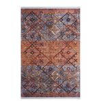 LOUIS CASA Halı Nakkaş Serisi 5023a Kahve Özel Kabartmalı, Yıkanabilir, Dekoratif Kilim-180x280