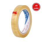 Louis Tape 12 mm 66 mt 8 Adet Şeffaf Teneke Kutulu Selefon Bant