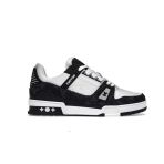 Louis Vuitton Lv Trainer Siyah Beyaz Spor Ayakkabı