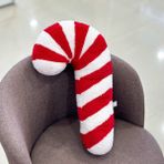 Louis1 Noel Kamışı Şeker Peluş Yastık Pencere Süsleri Dekoratif Atmosfer Noel Hediyesi (Yurt Dışından) - Beyaz - Lacivert - Kırmızı - Lacivert