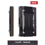 Louise Motto Cardx - Nebula Straps - Forged Carbon Cüzdan & Kartlık - Premium Seri (KIRMIZI)