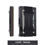 Louise Motto Cardx - Nebula Straps - Forged Carbon Cüzdan & Kartlık - Premium Seri (SİYAH)