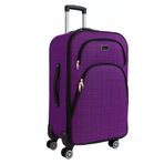Louisiana Polo 1081 Mor 4 Teker Kumaş Orta Boy Valiz