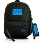 Louisiana Polo Laptop Bölmeli Okul Çantası Hey!!! Siyah Mavi 1525
