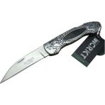 Lounge Crkt Cr 0124 Kamp Çakı 20 cm - Metal Desenli Sap, Kılıflı, Kutulu - Seçenek
