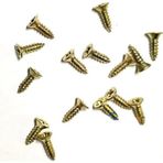 Lounge Klips, Menteşe, Ayak, Ağaç, Sunta Vidası 2,2x7,5mm - Sarı 100 Adet