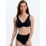 Louren LRN23YMM8527 Siyah Kadın Bikini Üst