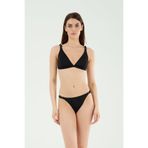 Louren Sabit Üçgen Bikini Takım Siyah, 36, LRN26YKB21801, SİYAH, Kadın