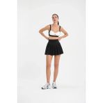 Louren W573 Piliseli Tenis Eteği - Siyah - M