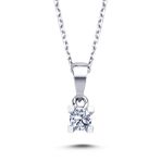 Lova 2010001 0,13 Karat Pırlanta Tektaş Kolye