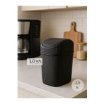 Lova 2,5 lt Mini Mutfak,Masa,Banyo Tezgah Üstü Çöp Kovası