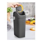 Lova 4 Lt Deco Slim Mutfak,Banyo,Tezgahüstü Çöp Kovası (SİYAH)