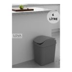 Lova Deco Maxi Mutfak Banyo Tezgah Üstü Çöp Kovası 6'lt