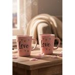 Love 2'li Kupa Seti Pembe 380 cc