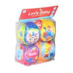 Love Baby 4'lü Yumuşak Eğitici Top