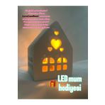 Love Candle Dekor Mumluk, Ev Mumluk, Dekoratif Objesi, Ev Şeklinde Dekoratif Objesi