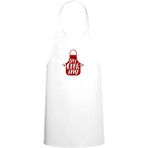 Love Cooking Yazılı Özel Baskılı Chef Mutfak Önlüğü Beyaz