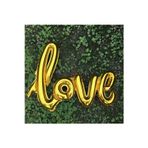 Love El Yazısı Folyo Balon Gold Renk