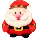 Love Home Noel Baba Bebek Peluş Oyuncak Elk Doll Bez Bebek (Yurt Dışından) - Kırmızı