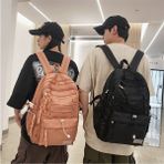 Love Home Sırt Kadın Üniversite Öğrencisi Japon Sırt Erkek Marka Niş Ipli Ortaokul Öğrencisi Okul Çantası (Yurt Dışından) - Kırmızı