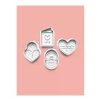 Love Kurabiye Kalıbı Ve Şeker Hamuru Kalıbı 4'Lü Set