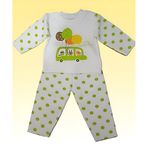 Love Minixx Bebek Kız -Erkek % Pamuklu Pijama Takımı 3- 6 Yaş