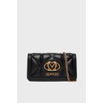 Love Moschino Çıkarılabilir Zincir Askılı Portföy Cüzdan Bayan Cüzdan JC5640PP1OLC0000 - Siyah