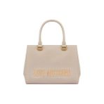 Love Moschino Kadın Çıkarılabilir ve Ayarlanabilir Omuz Askısı Bir Adet Sürgülü Cep Bej Omuz Çantası JC4022PP1MKD0-110