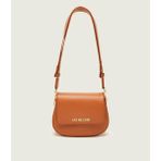 Love Moschino Kadın Deri Ayarlanabilir Askı Metal Logo Bej Omuz Çantası JC4374PP0NKF0-200
