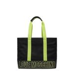 Love Moschino Kadın El Çantası Jc4036pp1ılf100a, Siyah-Yeşil, Standart