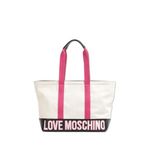 Love Moschino Kadın El Çantası Jc4036pp1ılf110a, Siyah-Kırmızı, Standart
